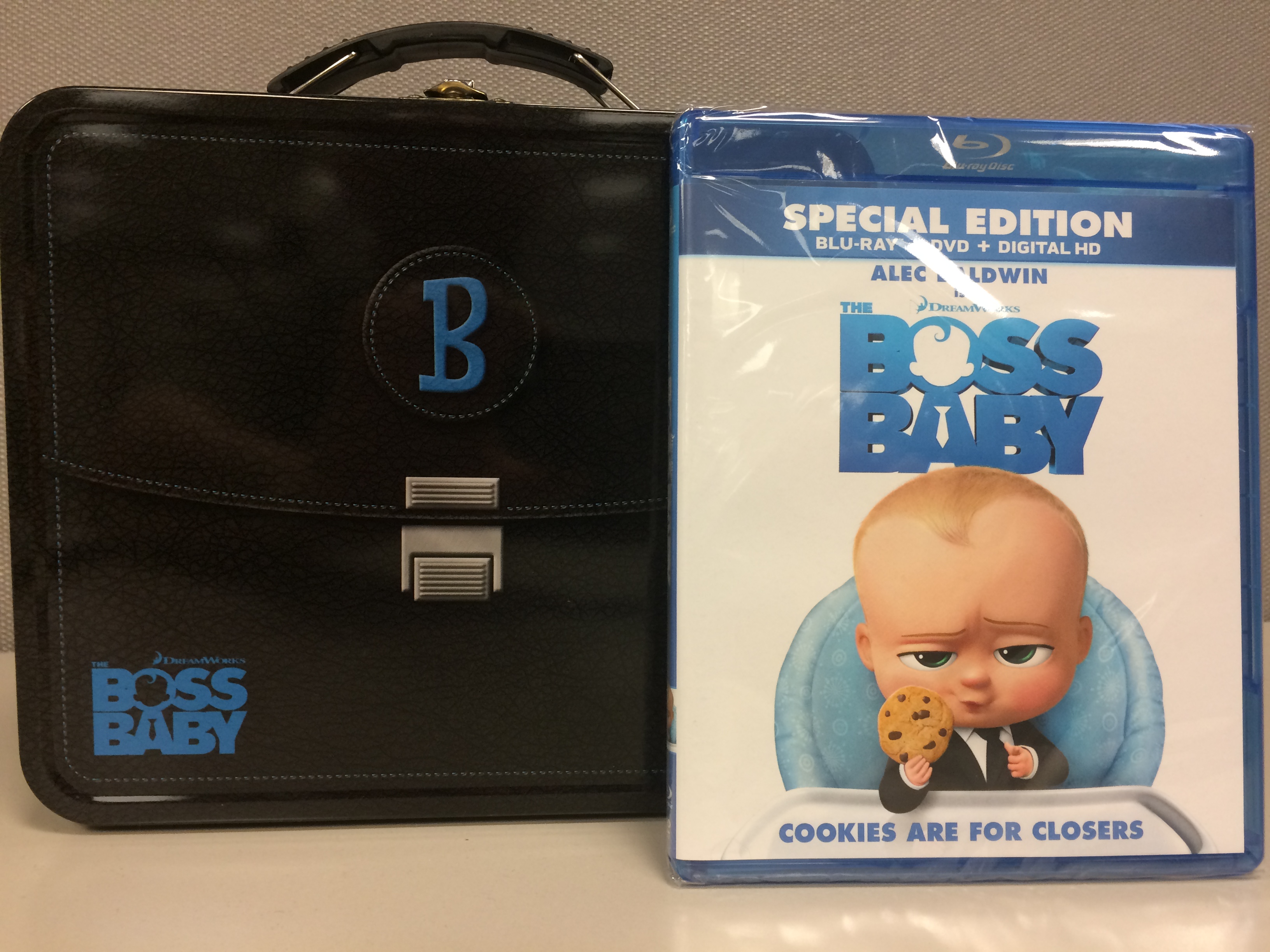 Lunch Like a Boss with The Boss Baby Blu-ray and Metal Lunchbox