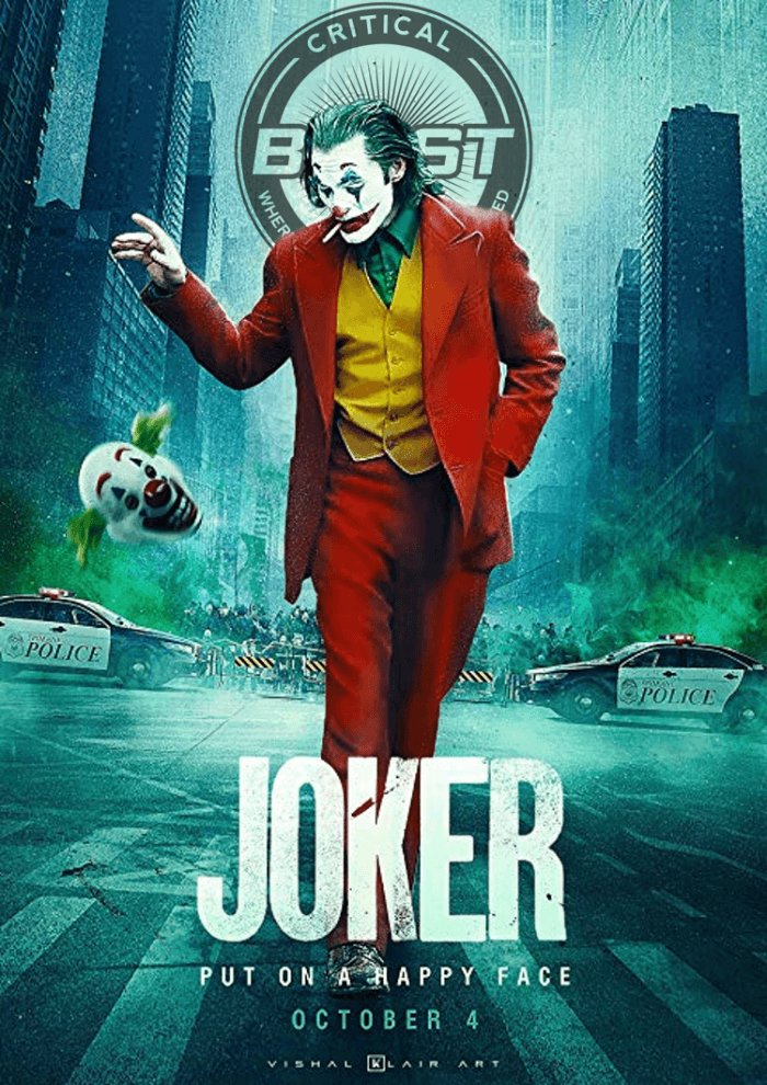 Joker Critical Blast Best of 2019 Film Award