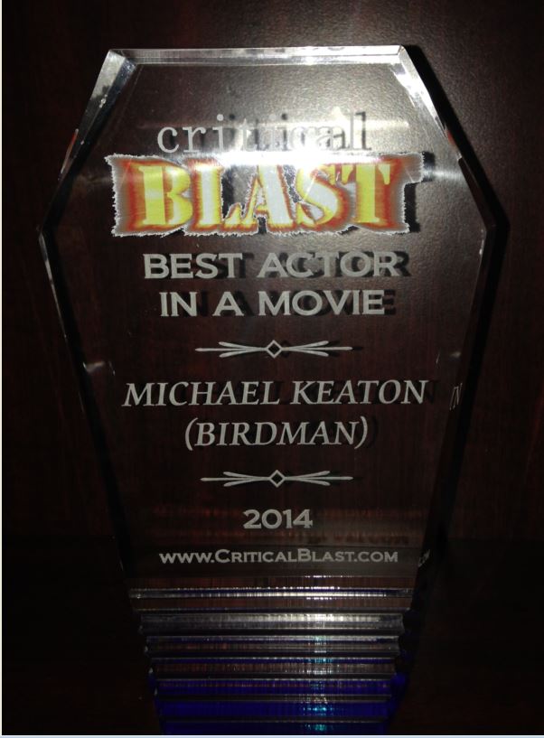 Critical Blast Best Actor Award 2014 Michael Keaton Birdman