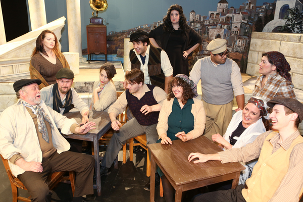 The cast of New Line Theatre's ZORBA. Photo Credit: Jill Ritter Lindberg