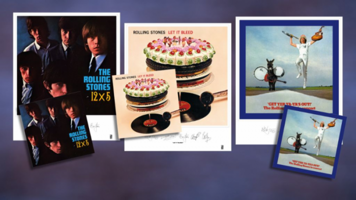 Rolling Stones Lithograph Vinyl Time-Life SpotlightGallery