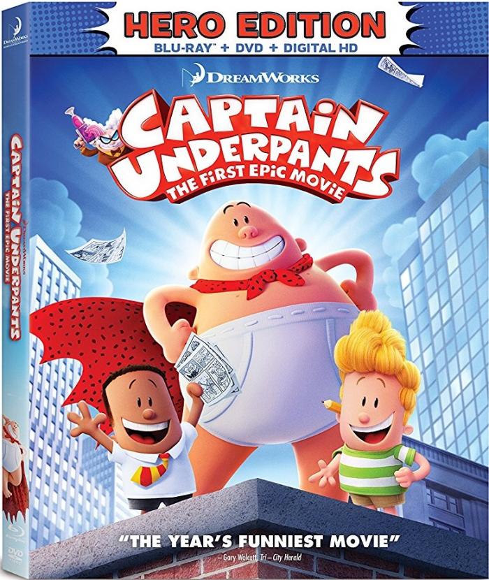 Captain Underpants on Blu-ray