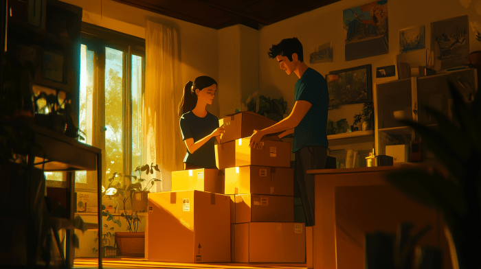 Moving into a new home