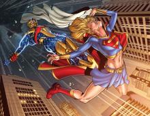 Supergirl vs Reactron by Jamal Yaseem Igle